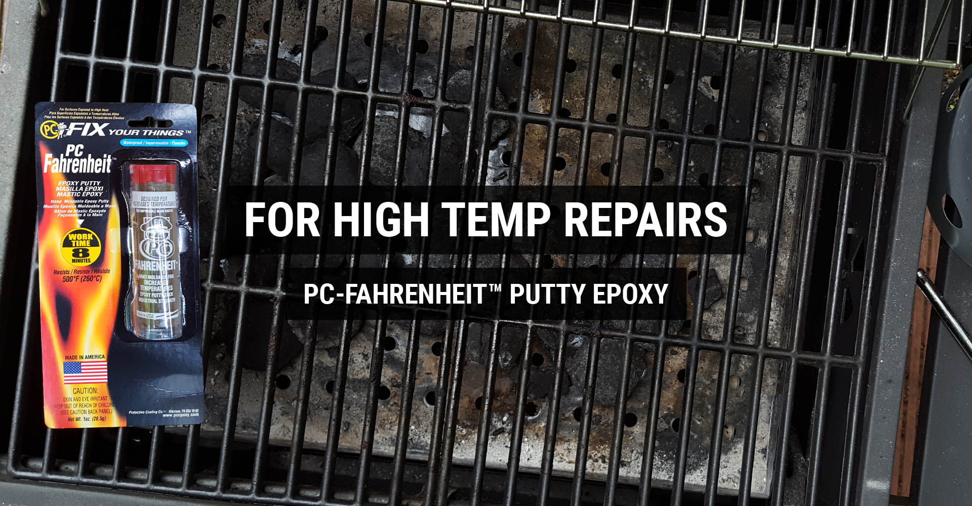 PC-Fahrenheit™ putty epoxy | high temp, quick & easy emergency repairs ...