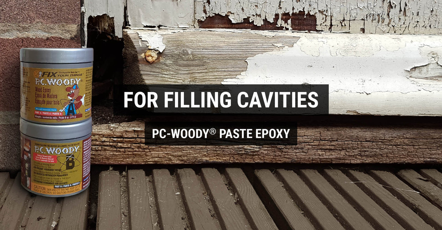 For filling cavities - PC-Woody paste epoxy